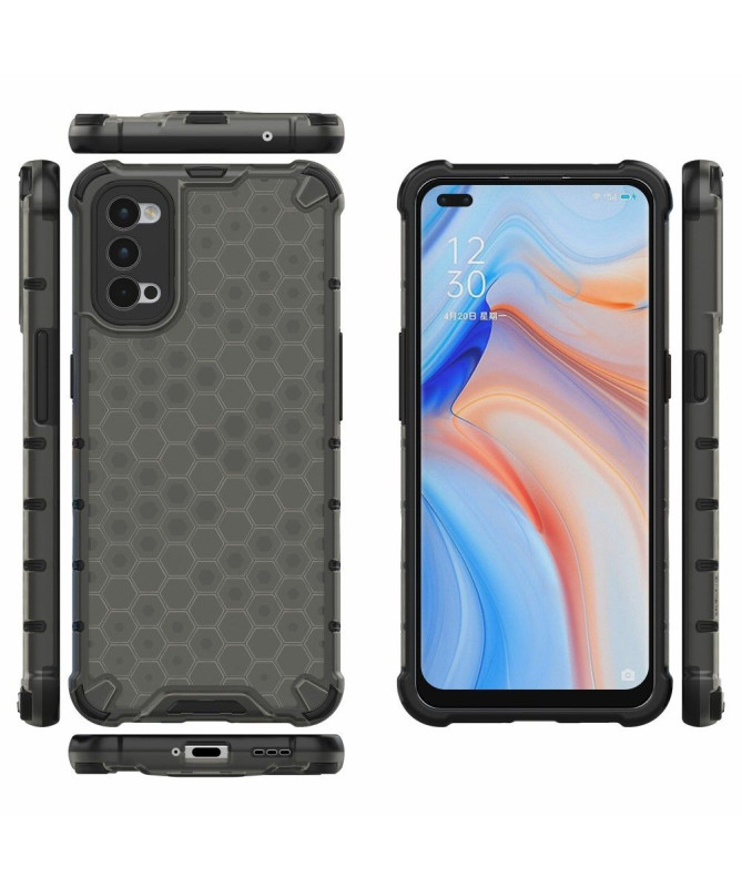 Coque Oppo Reno 4 5G Design Nid d'abeille