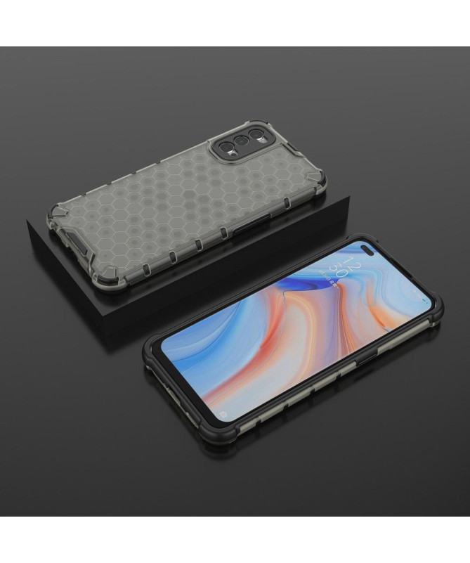 Coque Oppo Reno 4 5G Design Nid d'abeille