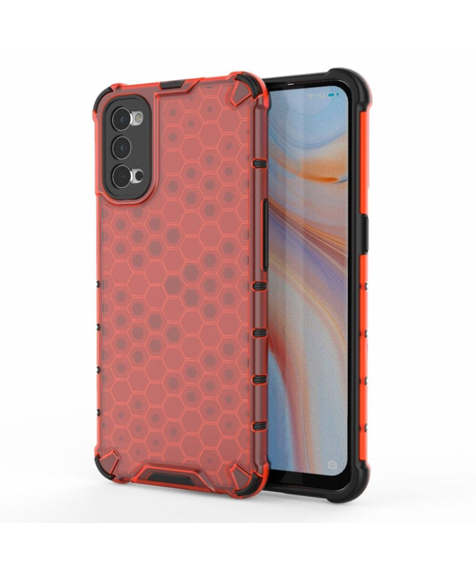 Coque Oppo Reno 4 5G Design Nid d'abeille