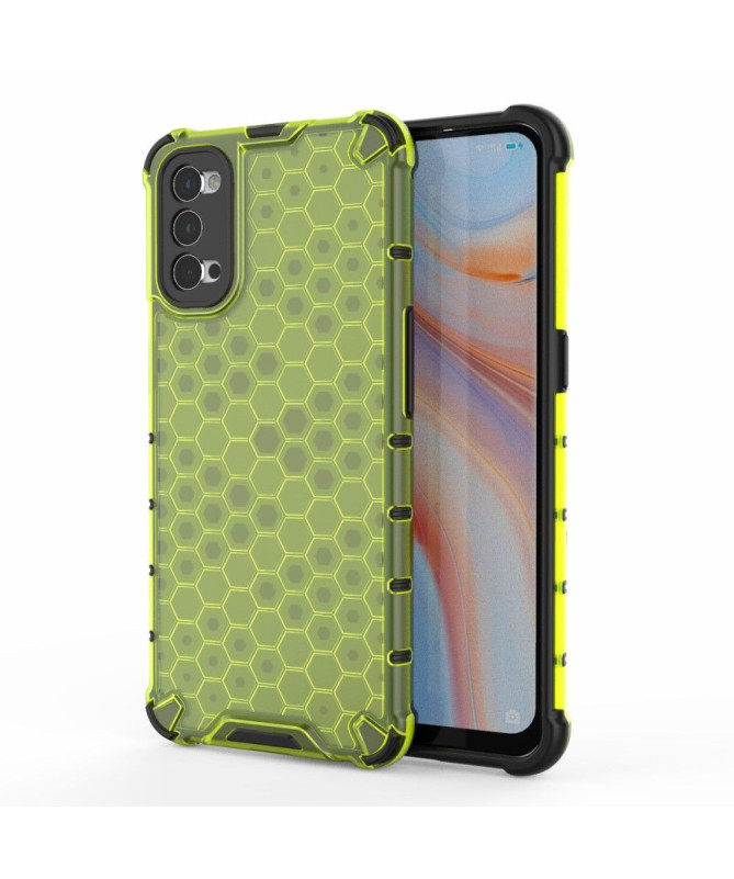Coque Oppo Reno 4 5G Design Nid d'abeille