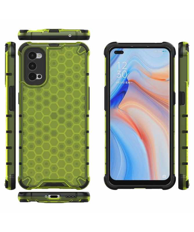 Coque Oppo Reno 4 5G Design Nid d'abeille