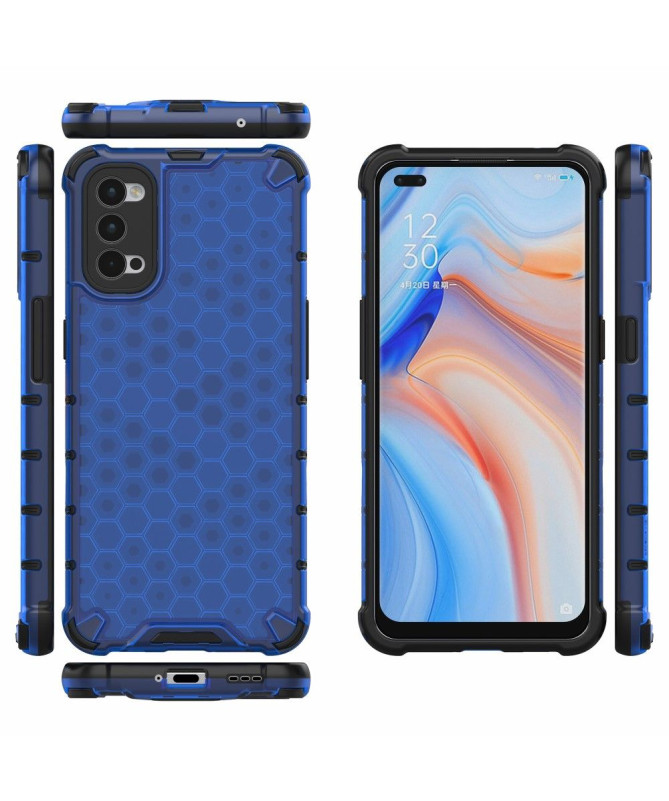 Coque Oppo Reno 4 5G Design Nid d'abeille