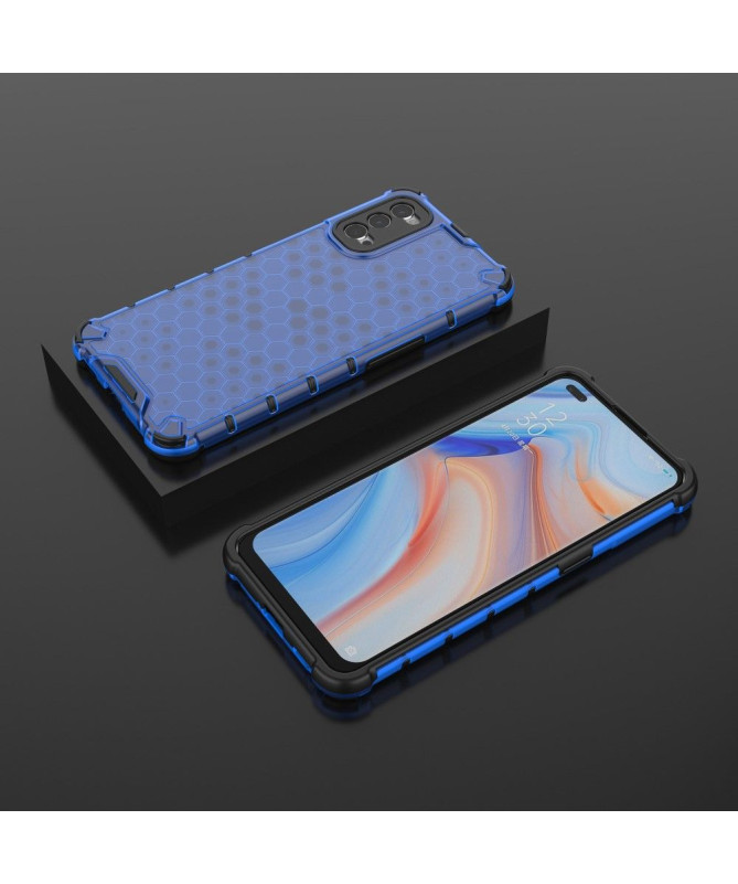 Coque Oppo Reno 4 5G Design Nid d'abeille