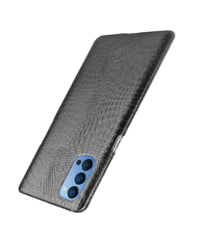 Coque Oppo Reno 4 5G effet peau de croco