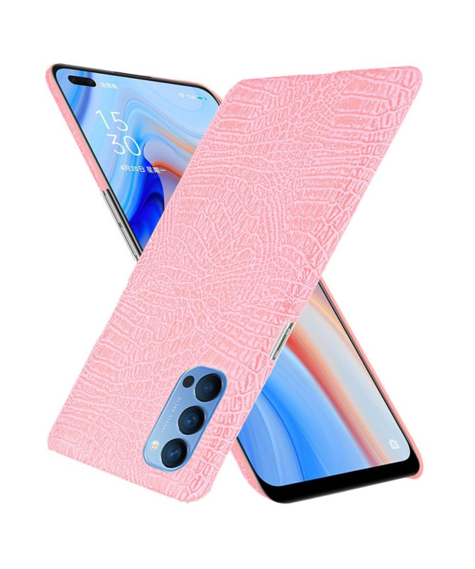 Coque Oppo Reno 4 5G effet peau de croco