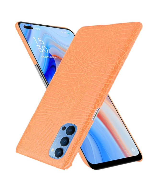 Coque Oppo Reno 4 5G effet peau de croco