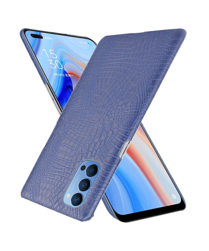 Coque Oppo Reno 4 5G effet peau de croco
