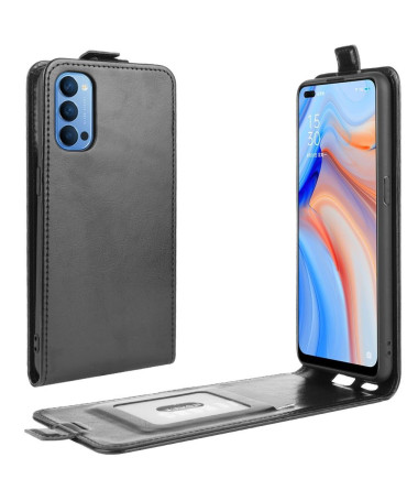 Housse Oppo Reno 4 5G simili cuir avec rabat verticale