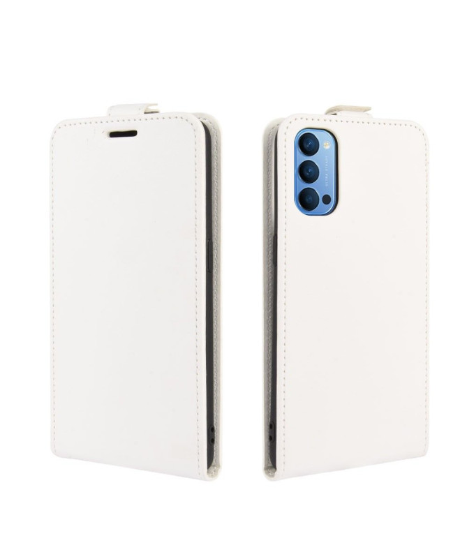Housse Oppo Reno 4 5G simili cuir avec rabat verticale