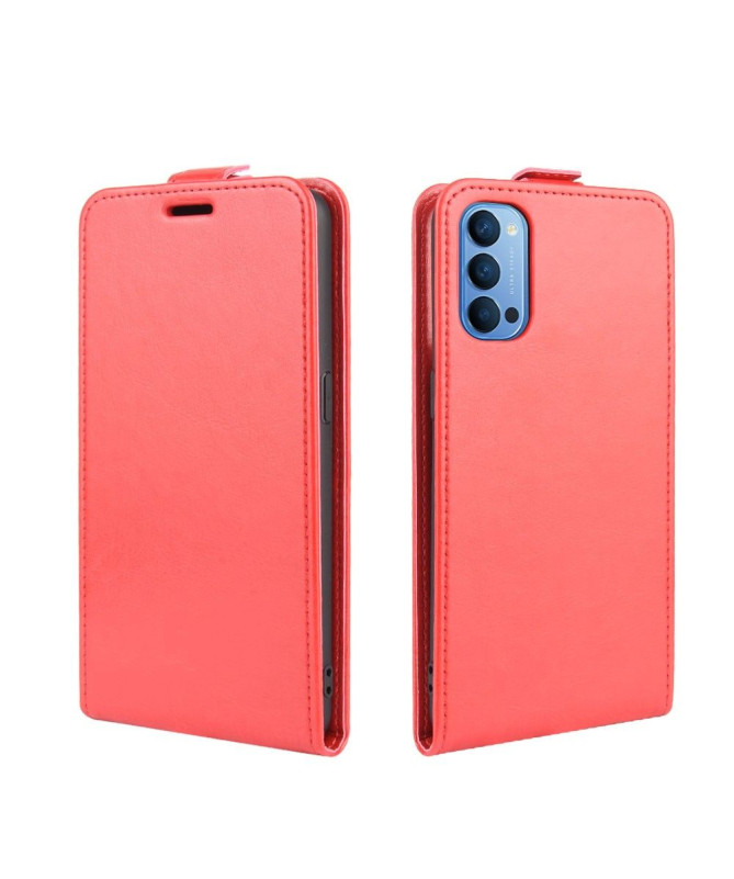 Housse Oppo Reno 4 5G simili cuir avec rabat verticale