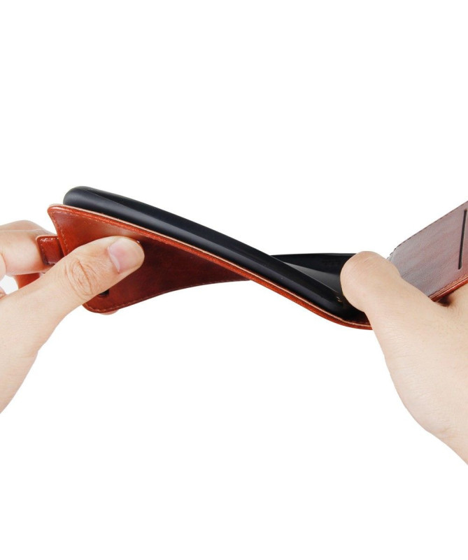 Housse Oppo Reno 4 5G simili cuir avec rabat verticale