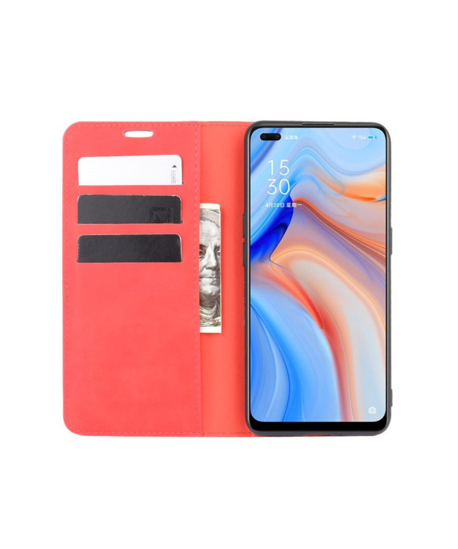 Housse Oppo Reno 4 5G Business Rétro