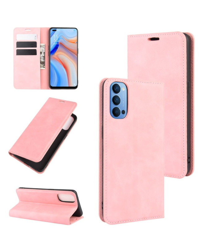 Housse Oppo Reno 4 5G Business Rétro