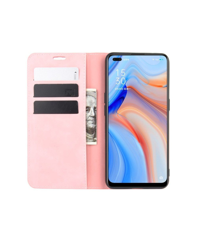 Housse Oppo Reno 4 5G Business Rétro