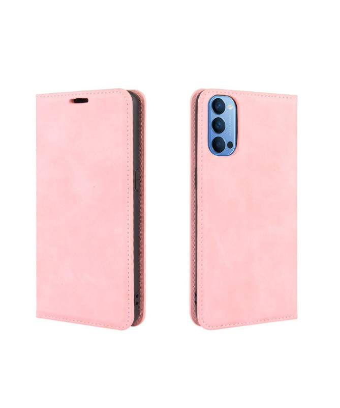 Housse Oppo Reno 4 5G Business Rétro