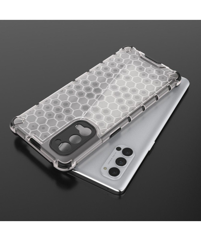 Coque Oppo Reno 4 Pro 5G Design Nid d'abeille