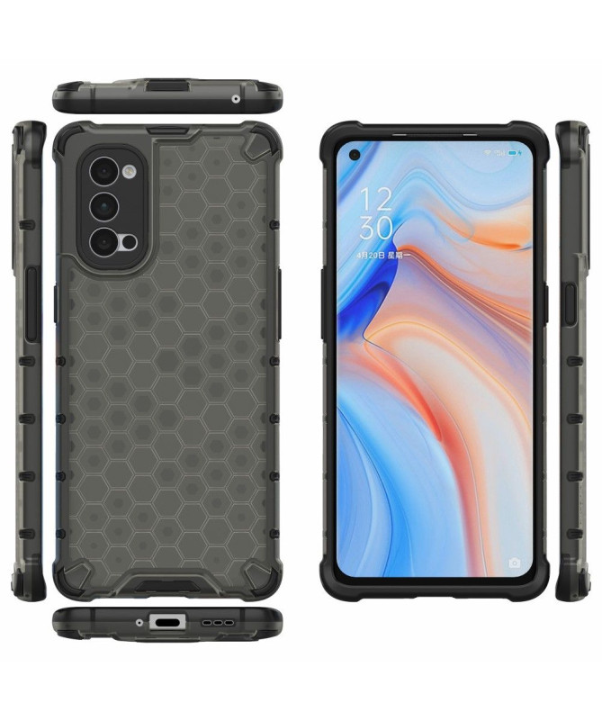 Coque Oppo Reno 4 Pro 5G Design Nid d'abeille