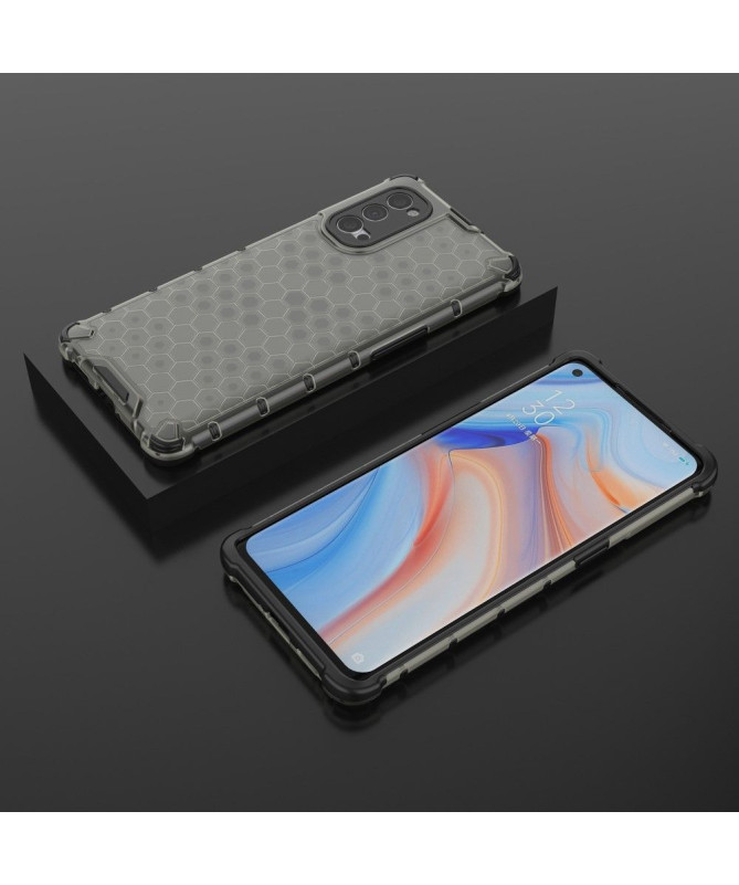 Coque Oppo Reno 4 Pro 5G Design Nid d'abeille