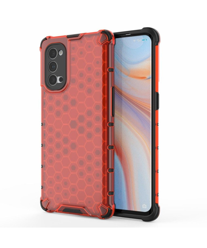 Coque Oppo Reno 4 Pro 5G Design Nid d'abeille