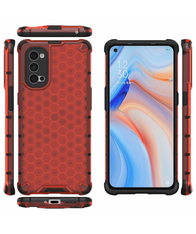 Coque Oppo Reno 4 Pro 5G Design Nid d'abeille