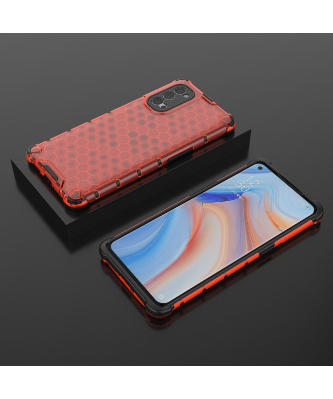 Coque Oppo Reno 4 Pro 5G Design Nid d'abeille