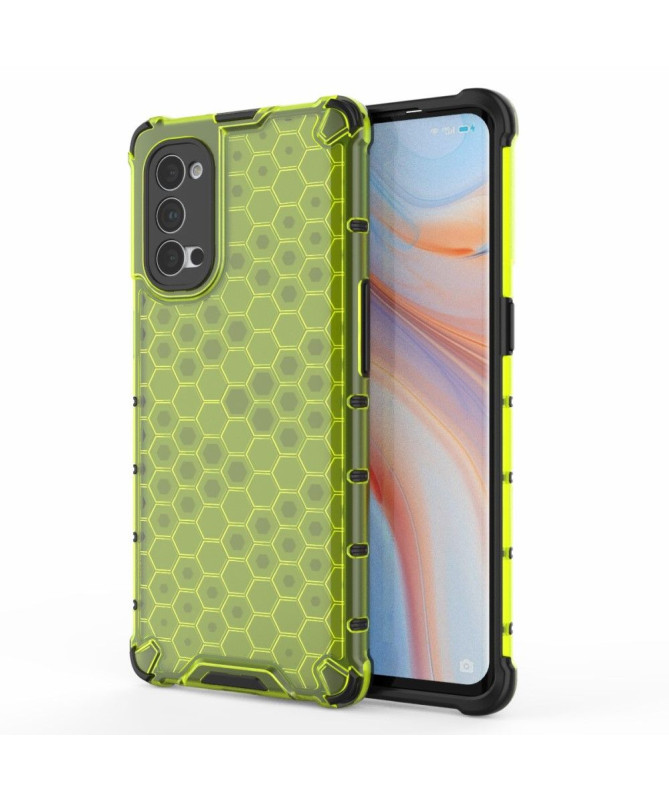 Coque Oppo Reno 4 Pro 5G Design Nid d'abeille