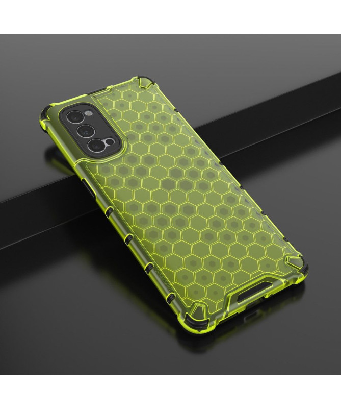 Coque Oppo Reno 4 Pro 5G Design Nid d'abeille