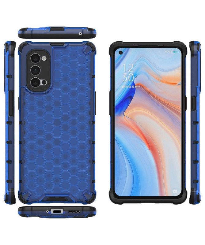 Coque Oppo Reno 4 Pro 5G Design Nid d'abeille