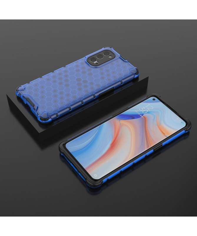 Coque Oppo Reno 4 Pro 5G Design Nid d'abeille