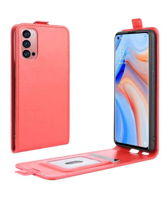 Housse Oppo Reno 4 Pro 5G simili cuir avec rabat verticale