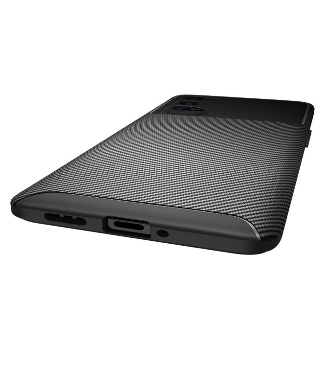 Coque Oppo Reno 4 Pro 5G effet fibre de carbone