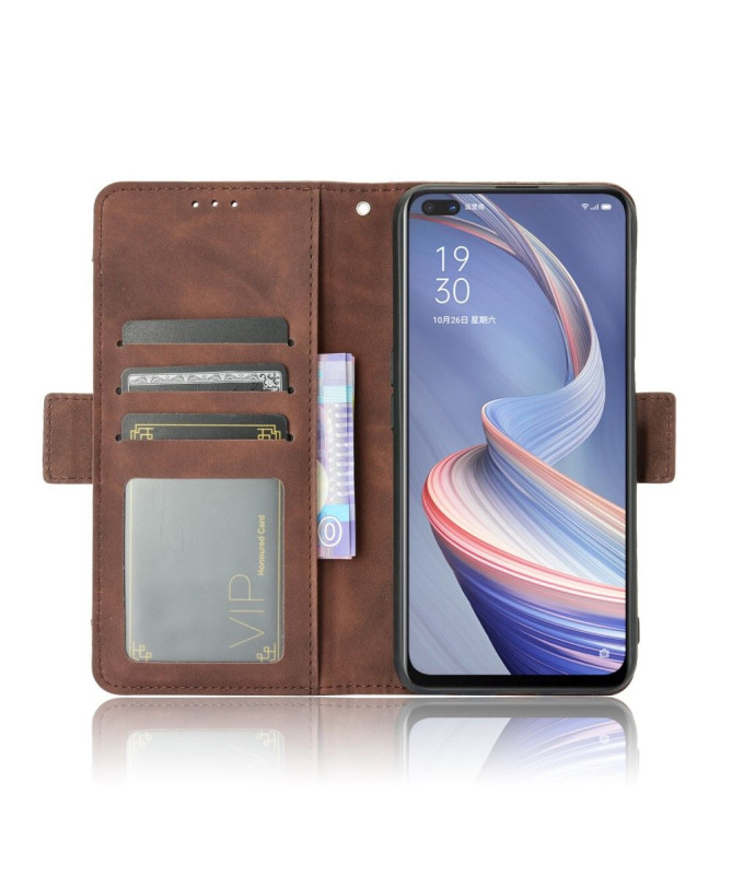 Housse Oppo Reno 4 Z 5G Premium avec Porte Cartes