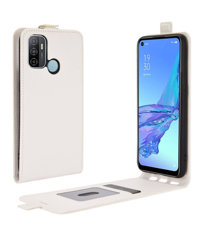 Housse Oppo A53 simili cuir avec rabat verticale