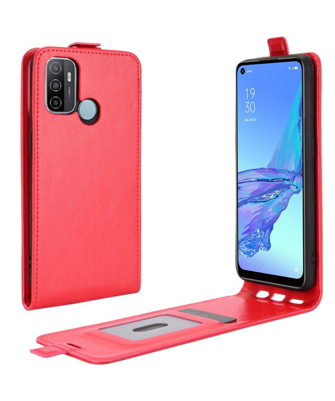 Housse Oppo A53 simili cuir avec rabat verticale