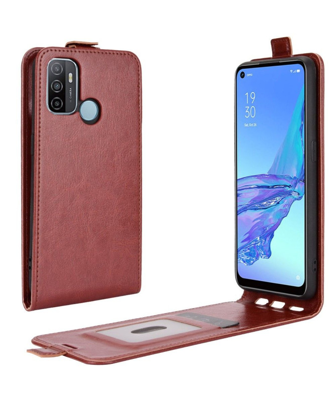 Housse Oppo A53 simili cuir avec rabat verticale