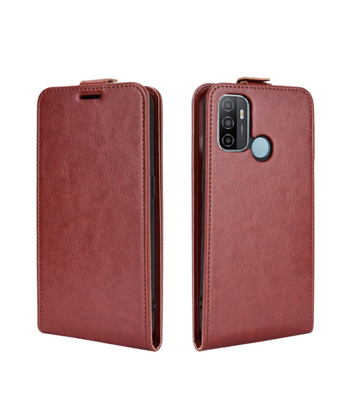 Housse Oppo A53 simili cuir avec rabat verticale