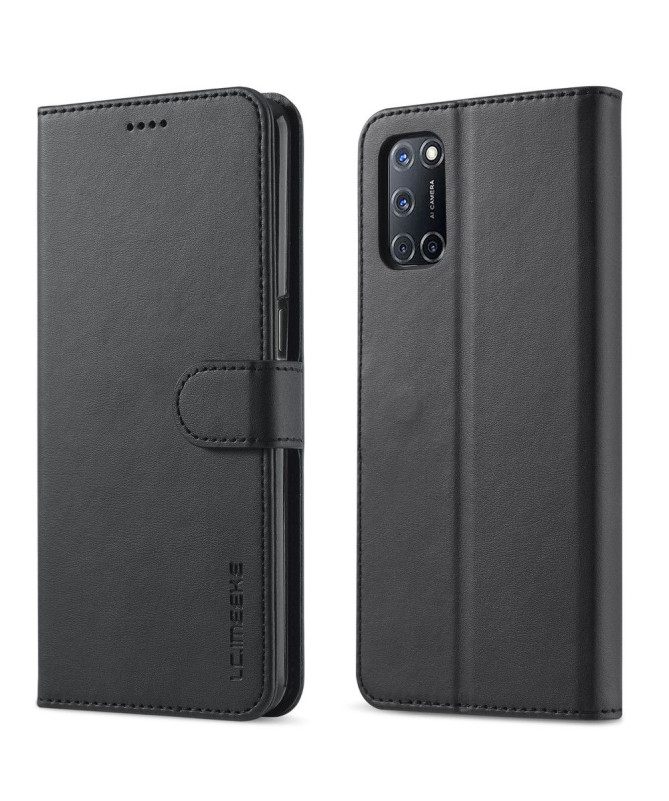 Housse Oppo A54 5G / A74 5G LC.IMEEKE effet cuir