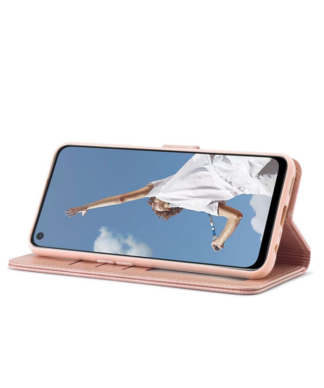 Housse Oppo A54 5G / A74 5G LC.IMEEKE effet cuir