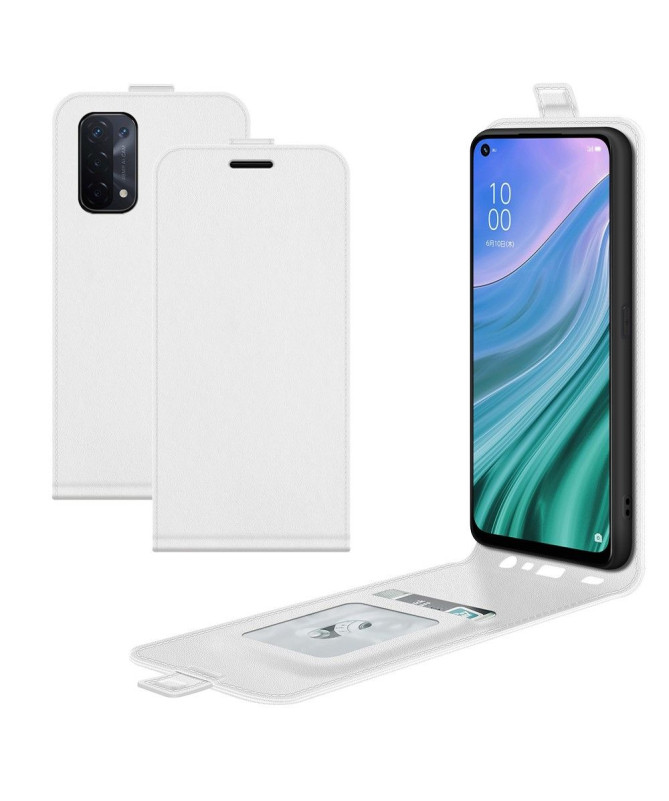 Housse Oppo A54 5G / A74 5G simili cuir avec rabat verticale