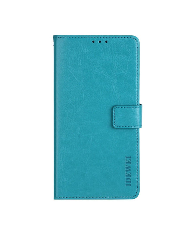 Housse Oppo A94 5G IDEWEI Folio Effet Cuir