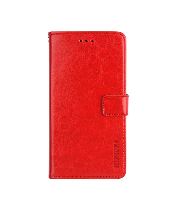 Housse Oppo A94 5G IDEWEI Folio Effet Cuir