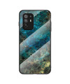 Coque Oppo A94 5G Marbre Océane dos en verre