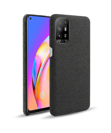 Coque Oppo A94 5G revêtement tissu