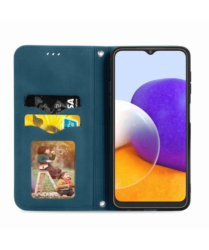 Housse Samsung Galaxy A22 4G Business Rétro