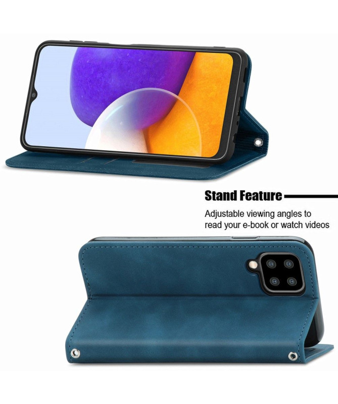 Housse Samsung Galaxy A22 4G Business Rétro