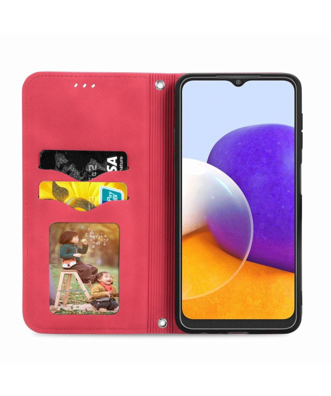 Housse Samsung Galaxy A22 4G Business Rétro