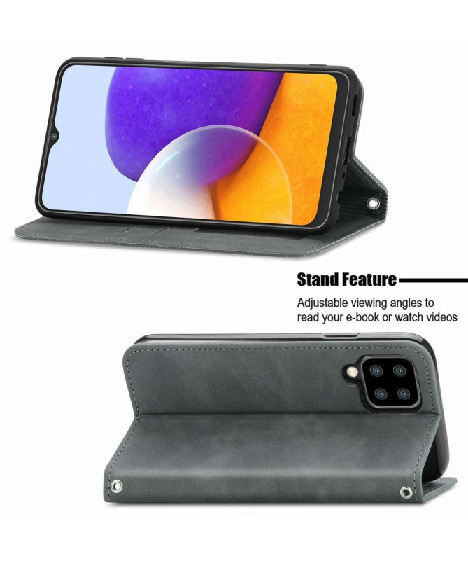 Housse Samsung Galaxy A22 4G Business Rétro