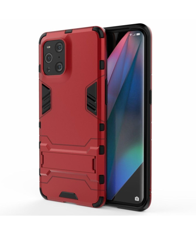 Coque Oppo Find X3 Pro cool guard avec support intégré