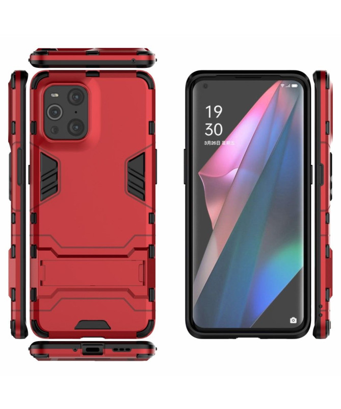 Coque Oppo Find X3 Pro cool guard avec support intégré