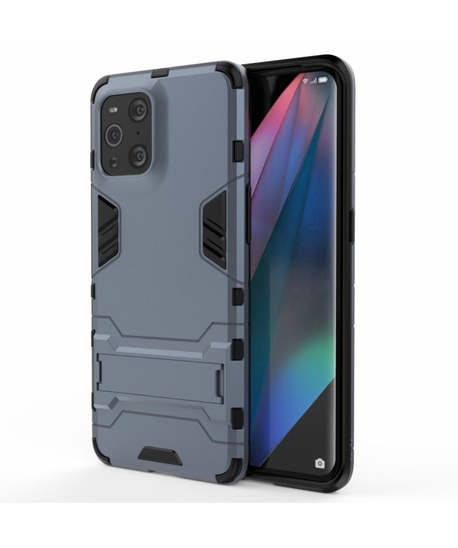 Coque Oppo Find X3 Pro cool guard avec support intégré